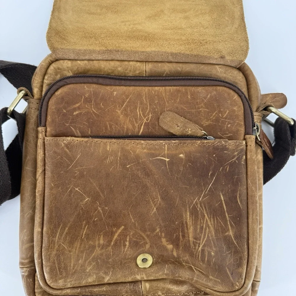 Togo Vintage Leather Shoulder Bag Crossover‎ Small Messenger Bohemian Cowhide